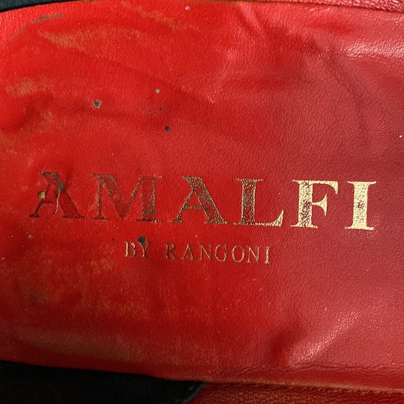 Vintage Amalfi Ida Multi Navy Nappa Leather Shoes - Picture 8 of 10